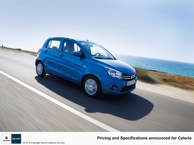 The new Celerio - pricing and specifications announced