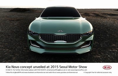 Kia Novo fastback concept premiered at Seoul Motor Show