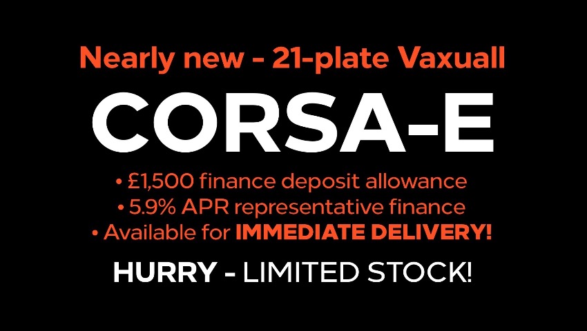 VAUXHALL CORSA-E APPROVED SPOTICAR USED